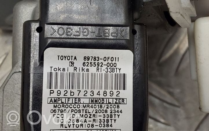 Toyota Verso Užvedimo spynelė 897830F011