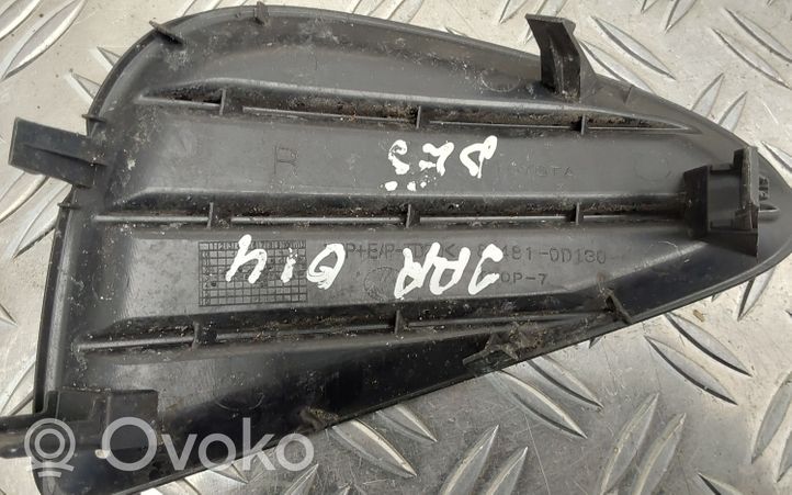 Toyota Yaris Mascherina/griglia fendinebbia anteriore 814810D130