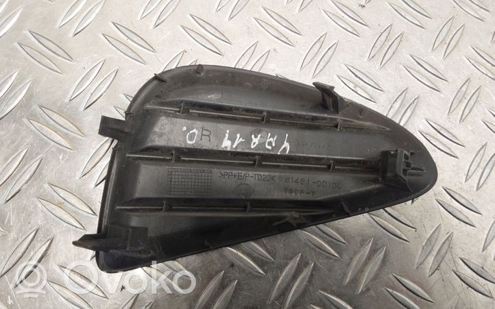 Toyota Yaris Priešrūkinio žibinto apdaila/ grotelės 814810D130