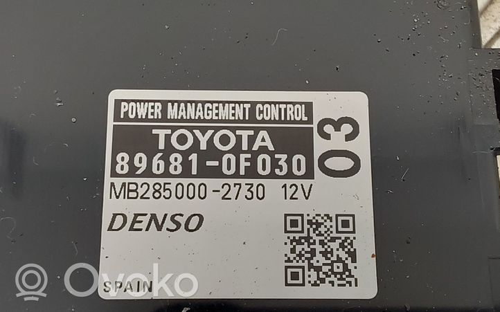 Toyota Verso Centralina/modulo motore ECU 896810F030