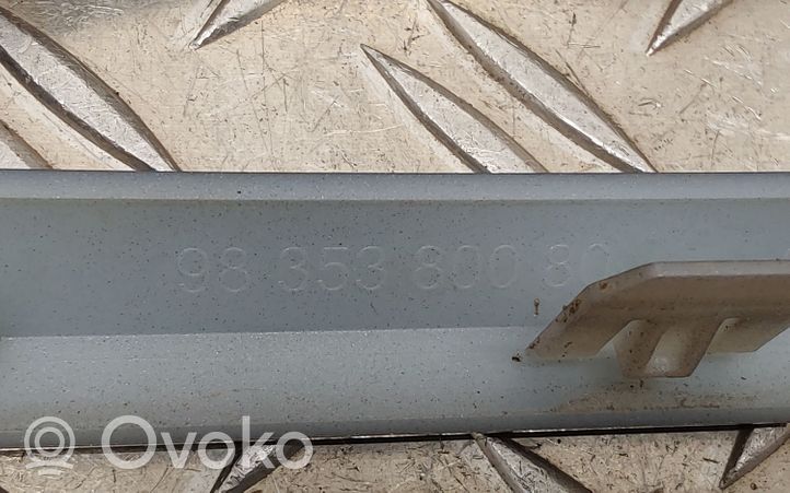 Citroen C4 III e-C4 Rivestimento della portiera anteriore (modanatura) 9835380080