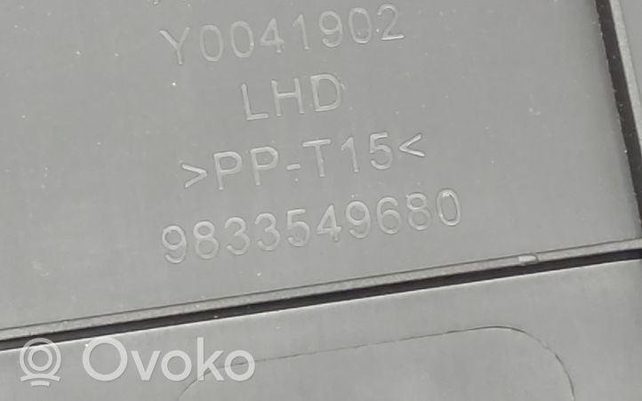 Citroen C4 III e-C4 Hansikaslokero 9833549680