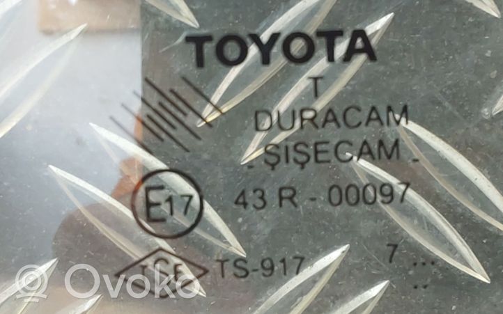 Toyota Auris 150 Szyba karoseryjna tylna 43R00097