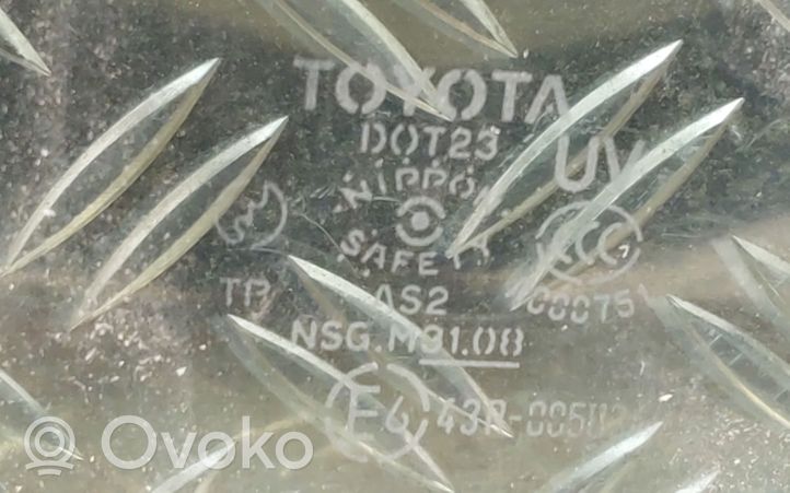 Toyota Prius (NHW20) Takasivuikkuna/-lasi 43R005834