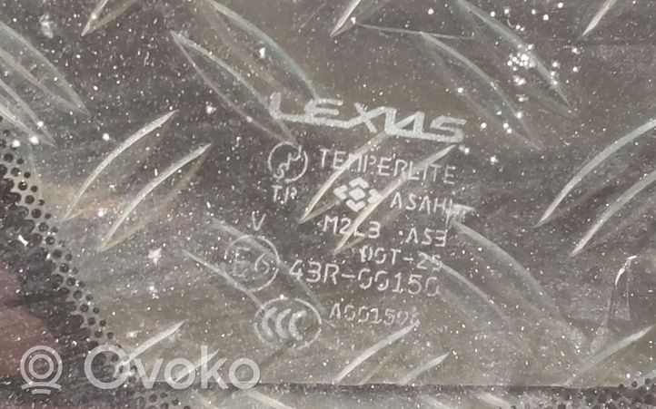 Lexus RX 300 Szyba karoseryjna tylna 43R00150