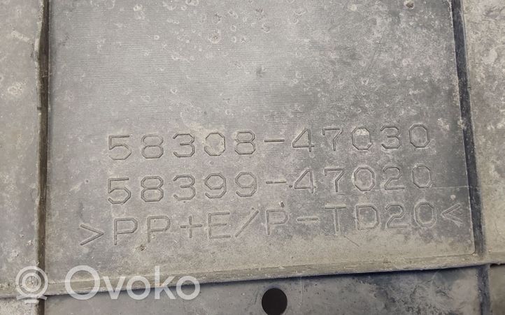 Toyota Prius+ (ZVW40) Osłona tylna podwozia pod zderzak 5839847031