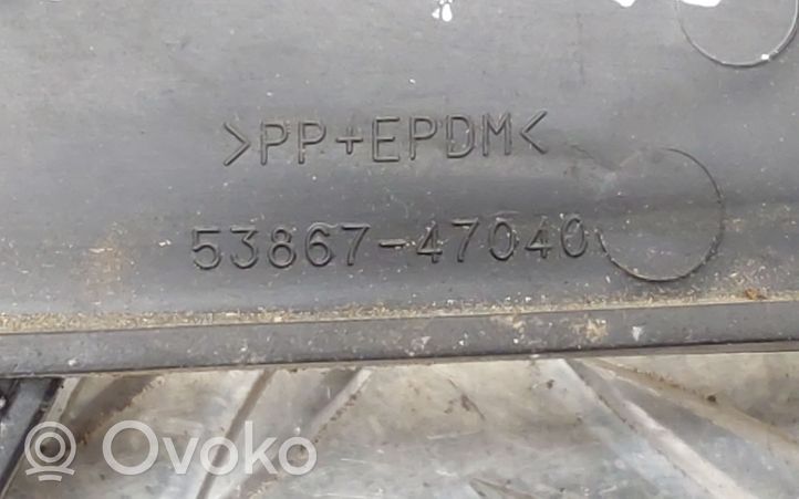 Toyota Prius+ (ZVW40) Panel wykończeniowy błotnika 5386747040