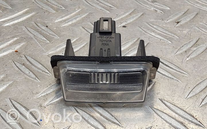 Toyota Auris E180 Number plate light 