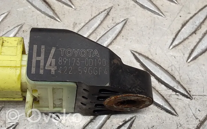 Toyota Yaris Capteur de collision / impact de déploiement d'airbag 891730D190