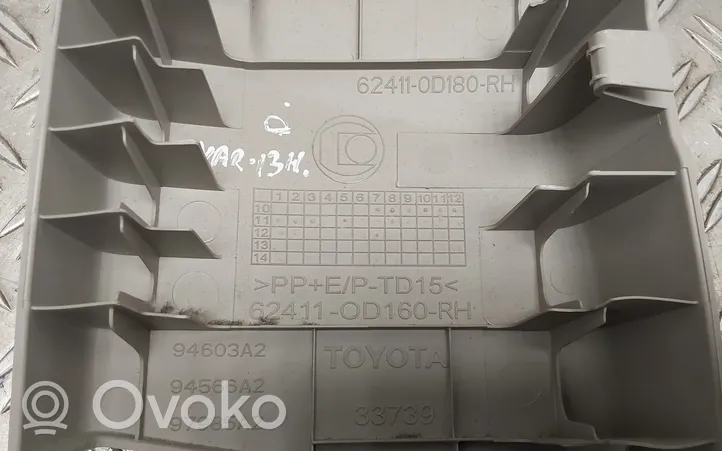 Toyota Yaris B-pilarin verhoilu (yläosa) 624110D180