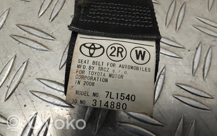 Toyota Corolla Verso AR10 Saugos diržas galinis 