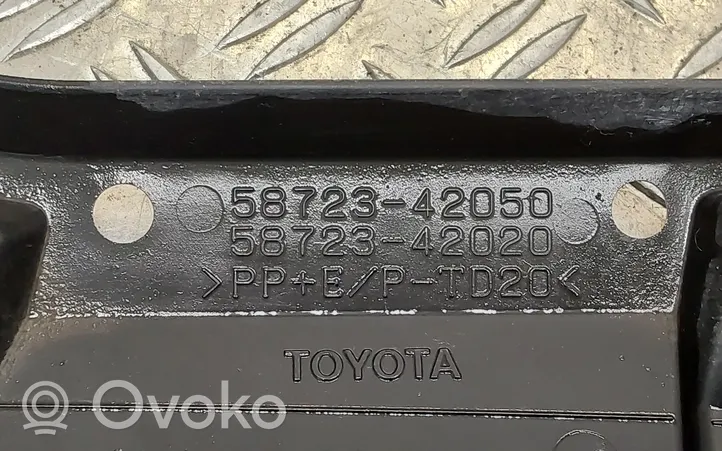 Toyota RAV 4 (XA40) Osłona tylna podwozia pod zderzak 5872342050