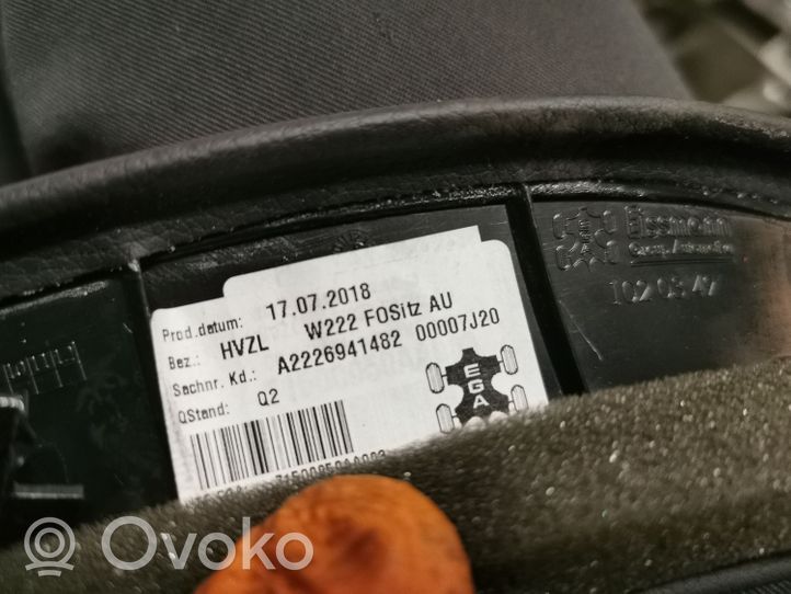 Mercedes-Benz S W222 Inne części wnętrza samochodu A2226941482