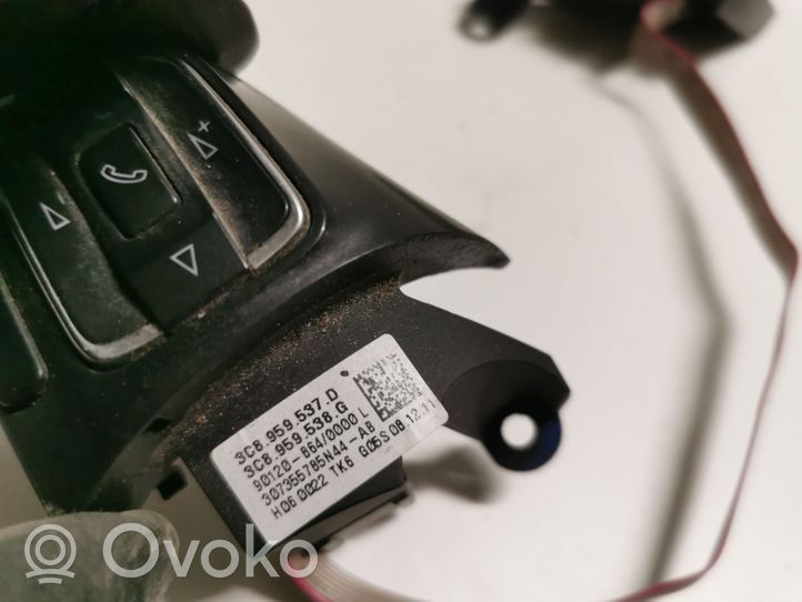 Volkswagen Eos Przełącznik / Przycisk kierownicy 3C8959537D