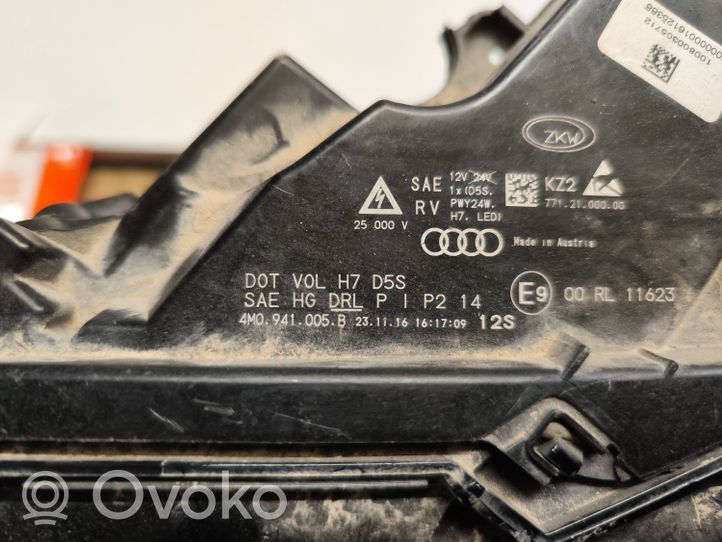 Audi Q7 4M Priekšējo lukturu komplekts 4M0941005B