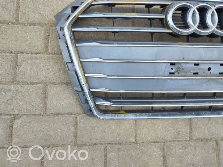 Audi A4 S4 B9 Grille calandre supérieure de pare-chocs avant 8W0853651BR