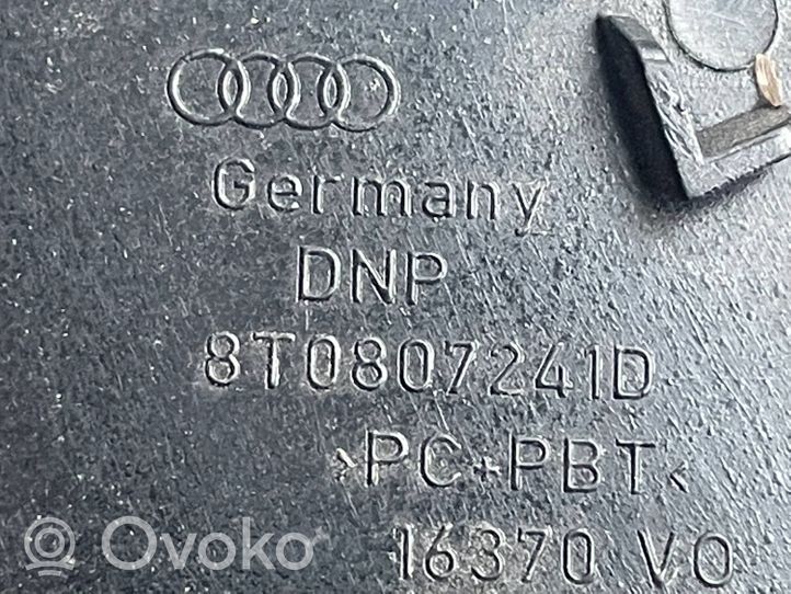 Audi A5 8T 8F Zaślepka / Osłona haka holowniczego przednia 8T0807241D