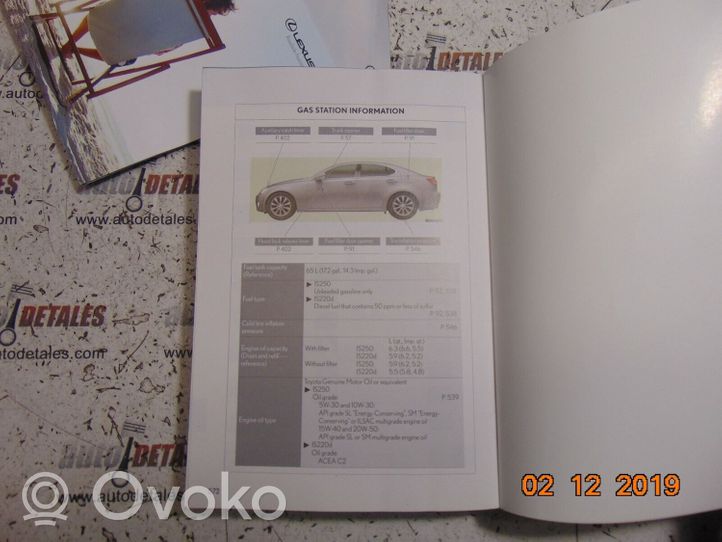 Lexus IS 220D-250-350 Instrukcja obsługi 0199953799