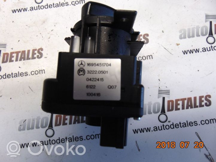 Mercedes-Benz A W169 Interruptor de luz A1695451704