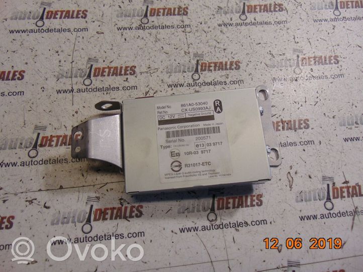 Lexus IS 220D-250-350 Moduł / Sterownik USB 861A053040