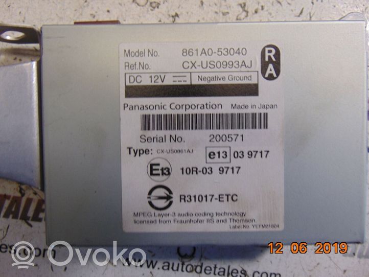 Lexus IS 220D-250-350 Moduł / Sterownik USB 861A053040