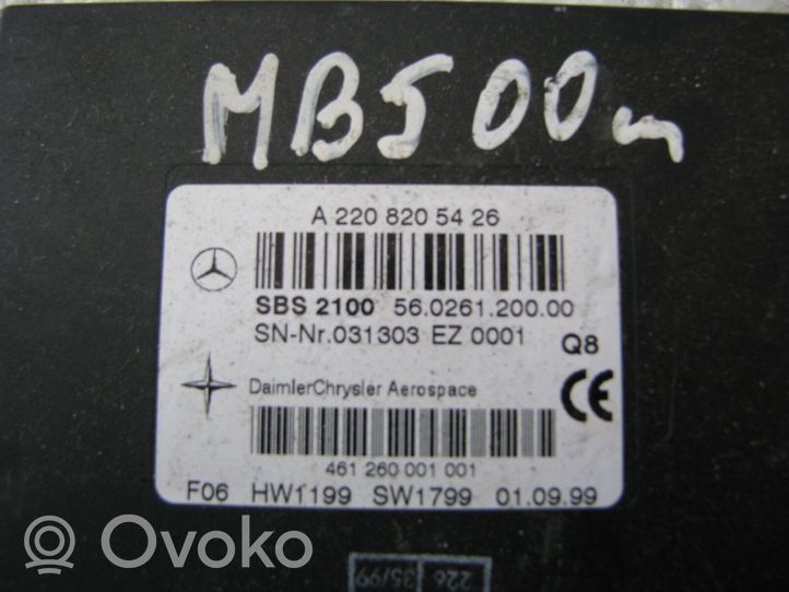 Mercedes-Benz S W220 Voice control module A2208205426