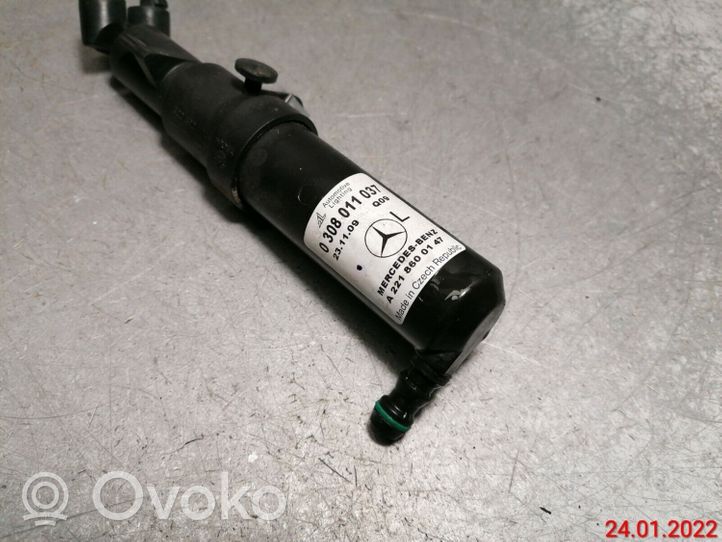 Mercedes-Benz S W221 Ugello a spruzzo lavavetri per faro A2218600147