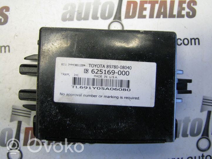 Toyota Sienna XL30 III Unité de commande dispositif d'immobilisation 8978008040