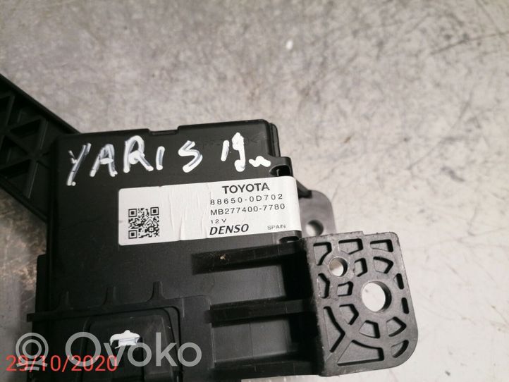 Toyota Yaris Module unité de contrôle climatisation 886500D702