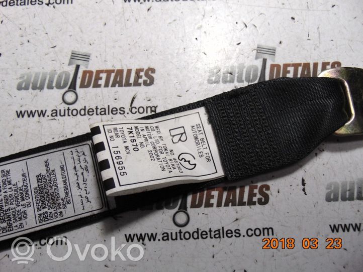 Toyota Camry Ceinture de sécurité arrière G087602