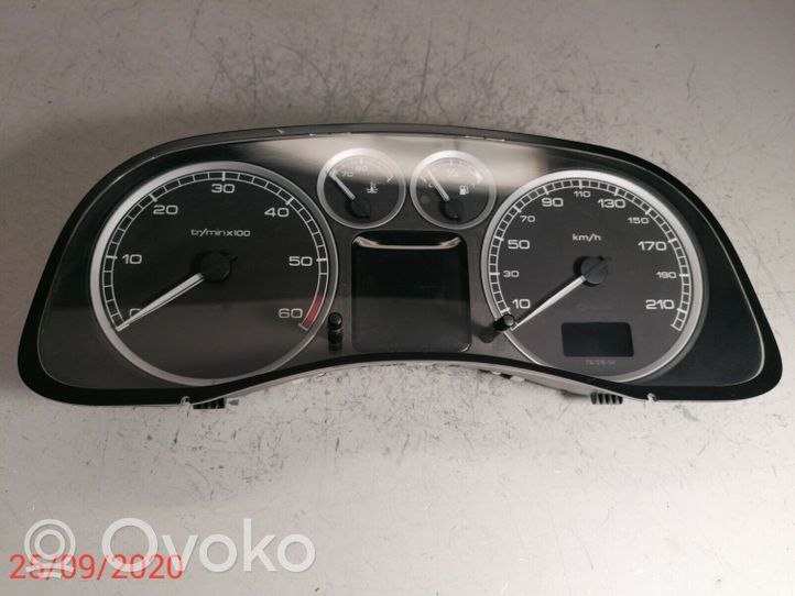 Peugeot 307 Compteur de vitesse tableau de bord 216518703