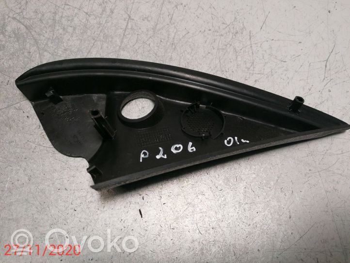 Peugeot 206 Maskownica głośnika bocznego deski rozdzielczej 9624639977