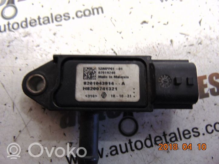 Nissan Qashqai+2 Czujnik ciśnienia spalin 8201043914