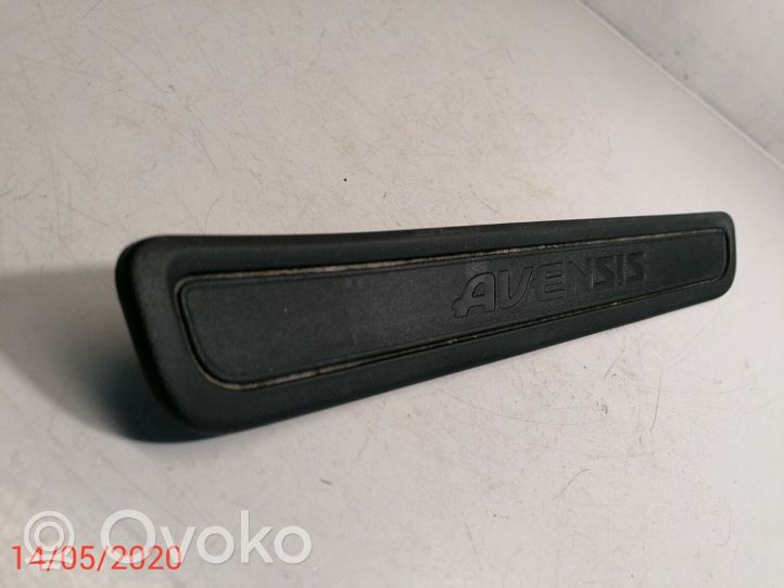 Toyota Avensis T270 Galinio slenksčio apdaila (vidinė) 6791505040