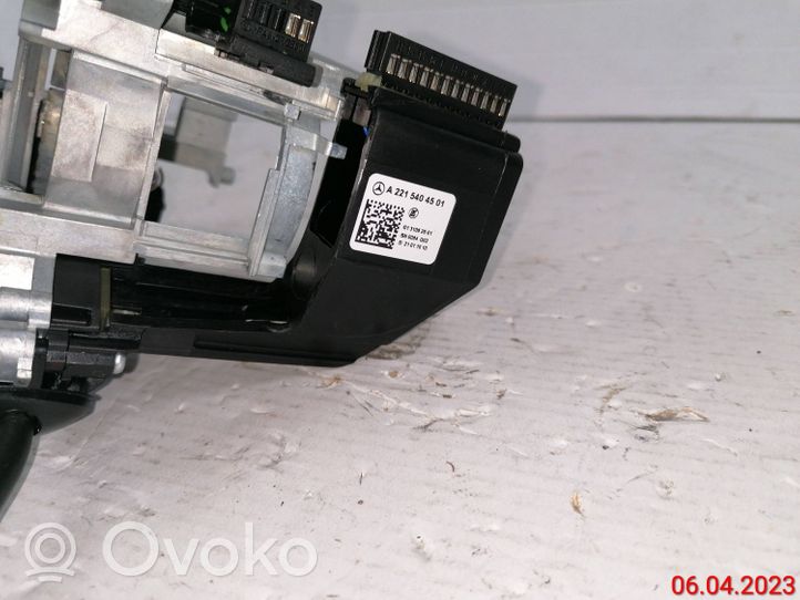 Mercedes-Benz S W221 Leva/interruttore dell’indicatore di direzione e tergicristallo A2215404501