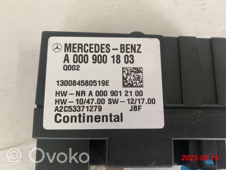 Mercedes-Benz GL X166 Centralina/modulo pompa dell’impianto di iniezione A0009001803