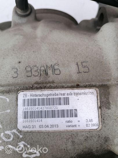 Mercedes-Benz GL X166 Mechanizm różnicowy tylny / Dyferencjał A1663510208