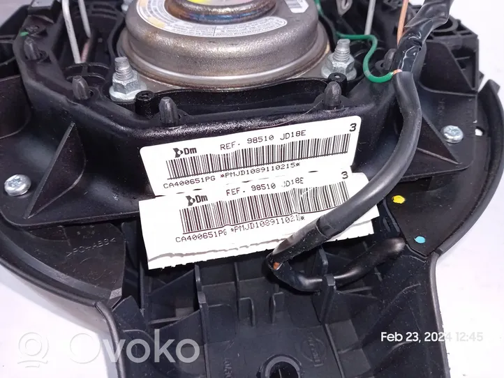 Nissan Qashqai+2 Ohjauspyörän turvatyyny 98510JD18E