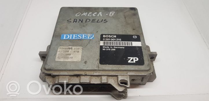 Opel Omega B1 Calculateur moteur ECU 0281001215