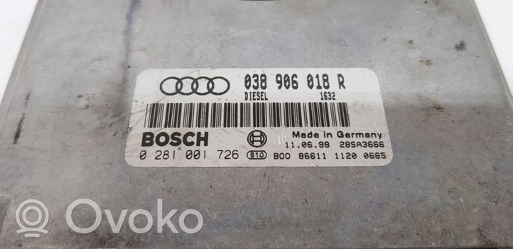 Audi A4 S4 B5 8D Moottorin ohjainlaite/moduuli 038906018R