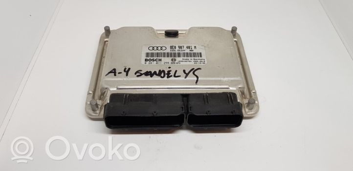 Audi A4 S4 B6 8E 8H Calculateur moteur ECU 8E0907401M