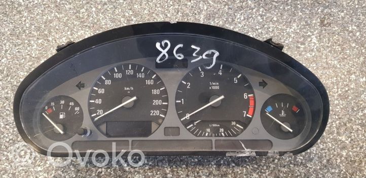 BMW 3 E46 Compteur de vitesse tableau de bord 8375042