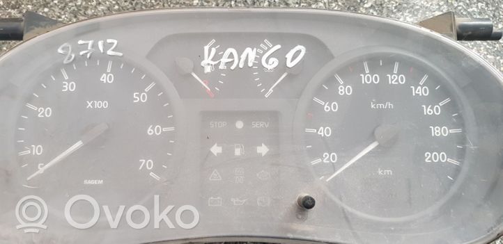 Renault Kangoo I Tachimetro (quadro strumenti) 8200336241