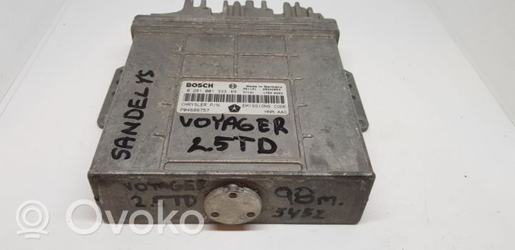 Chrysler Voyager Calculateur moteur ECU 0281001333