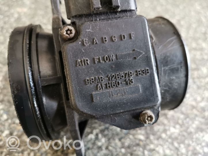 Ford Focus Przepływomierz masowy powietrza MAF 98AB12B579B3B