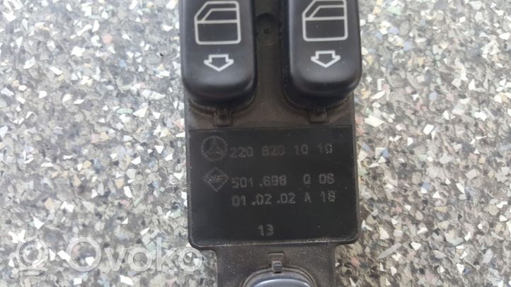 Mercedes-Benz S W220 Interrupteur commade lève-vitre 2208201010