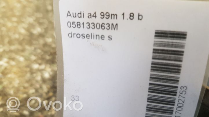 Audi A4 S4 B5 8D Zawór przepustnicy 058133063M