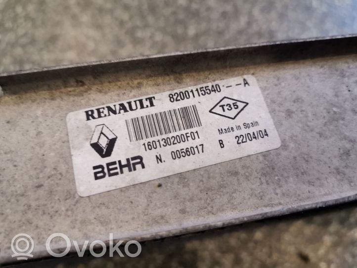 Renault Megane II Välijäähdyttimen jäähdytin 8200115540