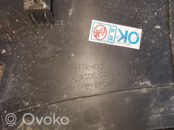 Hyundai Kona I Etupuskurin kulmaosan verhoilu 86557K4000