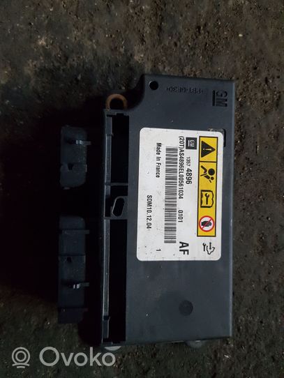 Opel Astra J Module de contrôle airbag 13574896